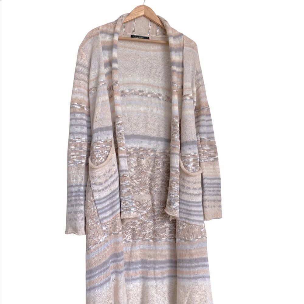 Love Stitch Knitted Wool Duster